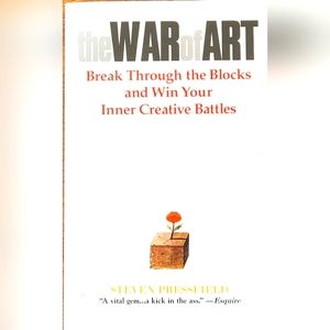The War of Art by Steven Pressfield.  Conquer self resistance in your life.